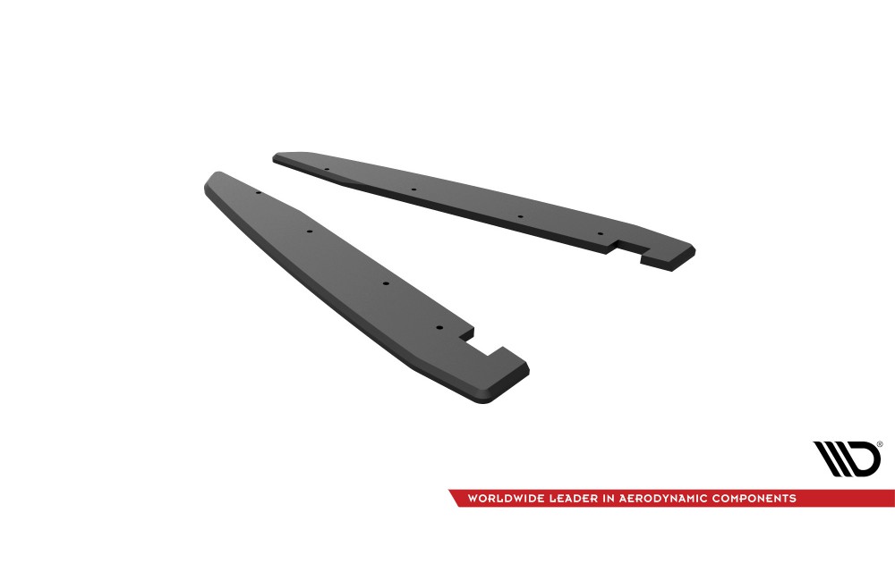 Street Pro Rear Side Splitters Volkswagen Arteon R - Black