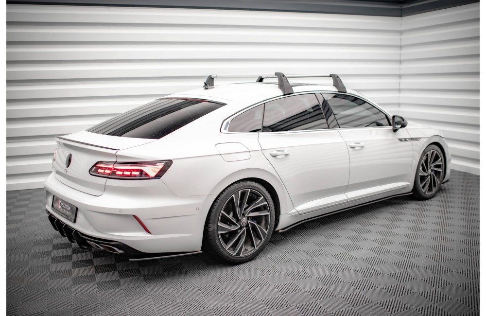 Street Pro Side Skirts Diffusers V.2 Volkswagen Arteon R / R-Line Facelift - Black