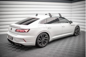 Street Pro Side Skirts Diffusers V.2 Volkswagen Arteon R / R-Line Facelift - Black