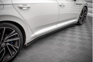Street Pro Side Skirts Diffusers V.2 Volkswagen Arteon R / R-Line Facelift - Black