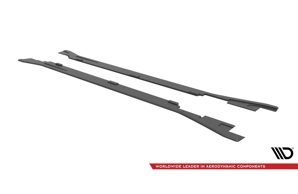 Street Pro Side Skirts Diffusers V.2 Volkswagen Arteon R / R-Line Facelift - Black