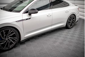 Street Pro Side Skirts Diffusers V.2 Volkswagen Arteon R / R-Line Facelift - Black
