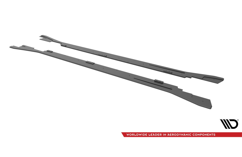 Street Pro Side Skirts Diffusers V.2 Volkswagen Arteon R / R-Line Facelift - Black