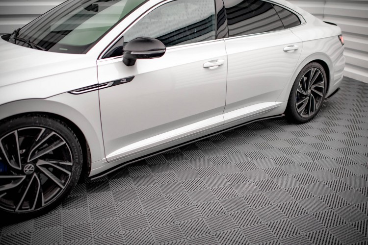 Street Pro Side Skirts Diffusers V.2 Volkswagen Arteon R \/ R-Line Sedan \/ Shooting Brake Mk1 Facelift