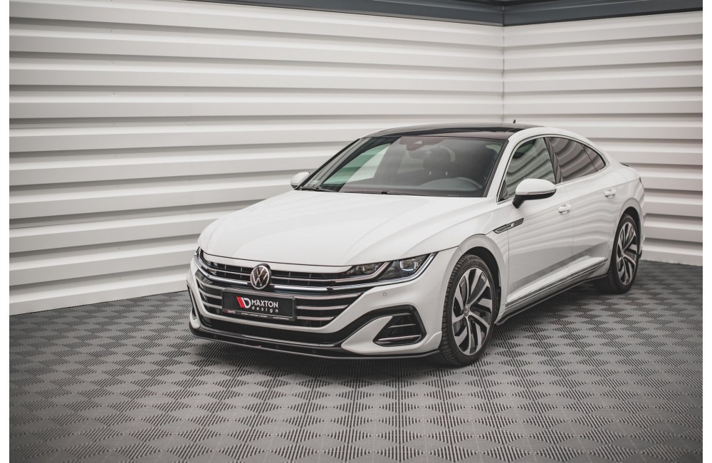 Street Pro Front Splitter Volkswagen Arteon R-Line Facelift - Black