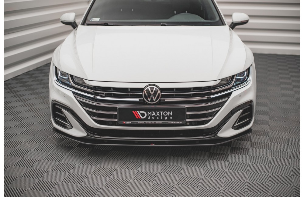Street Pro Front Splitter Volkswagen Arteon R-Line Facelift - Black