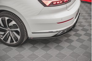 Street Pro Rear Side Splitters Volkswagen Arteon R-Line Facelift - Black Street Pro Rear Side Splitters Volkswagen Arteon R-Line Facelift - Black