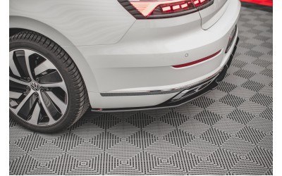 Street Pro Rear Side Splitters Volkswagen Arteon R-Line Facelift - Black