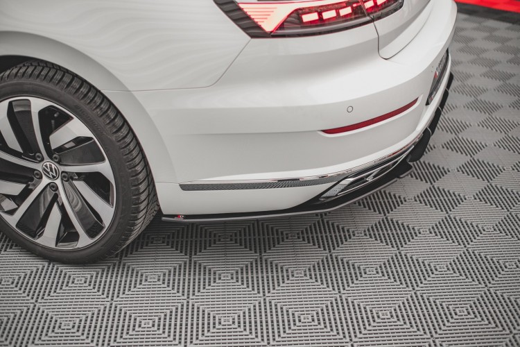 Street Pro Πίσω Πλευρικοί Splitters Volkswagen Arteon Sedan / Shooting Brake R-Line Mk1 Facelift