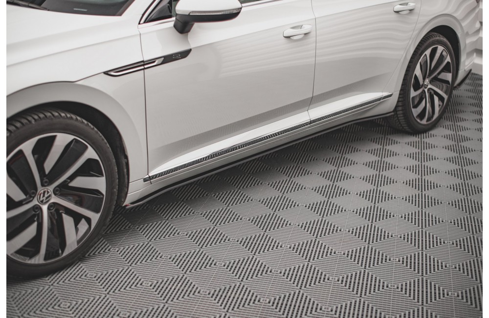 Street Pro Side Skirts Diffusers V.1 Volkswagen Arteon R/ R-Line Facelift - Black Street Pro Side Skirts Diffusers V.1 Volkswagen Arteon R/ R-Line Facelift - Black