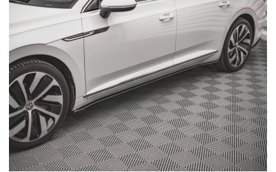 Street Pro Side Skirts Diffusers V.1 Volkswagen Arteon R/ R-Line Facelift - Black