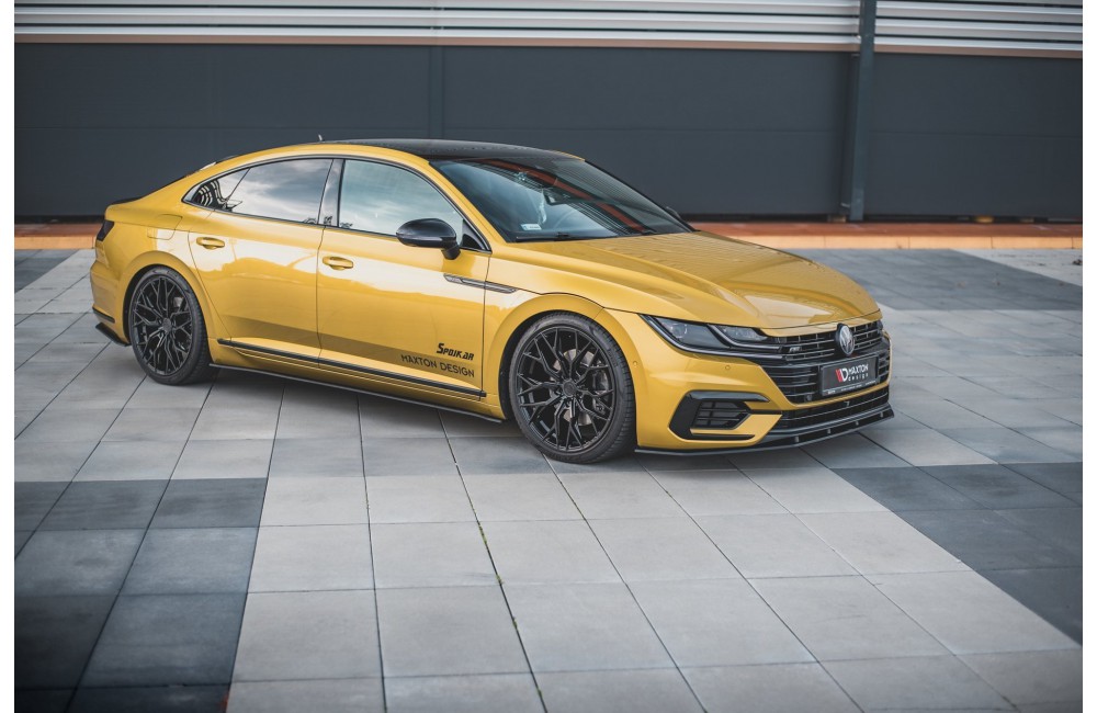 Street Pro Front Splitter Volkswagen Arteon R-Line - Black