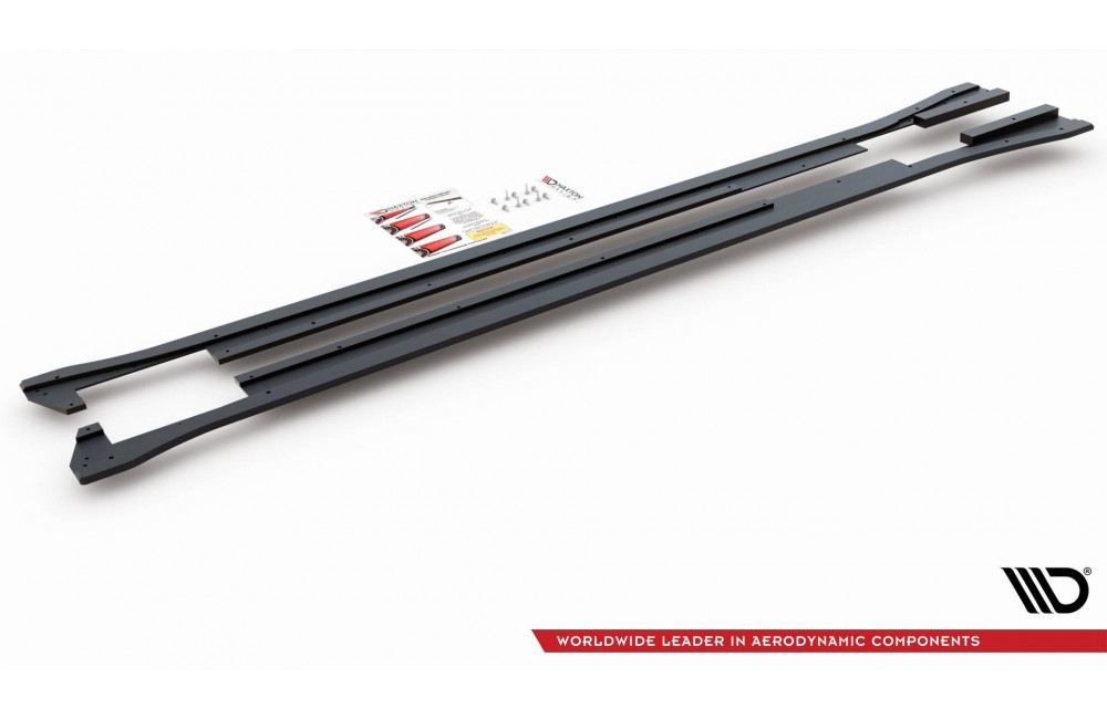 Street Pro Side Skirts Diffusers Volkswagen Arteon R-Line - Black Street Pro Side Skirts Diffusers Volkswagen Arteon R-Line - Black