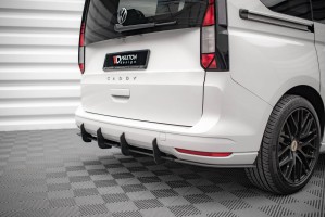 Street Pro Rear Diffuser Volkswagen Caddy Mk5 - Black