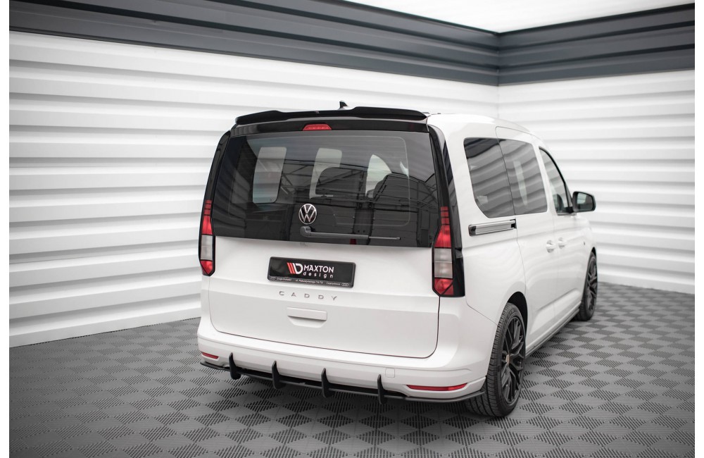 Street Pro Rear Diffuser Volkswagen Caddy Mk5 - Black
