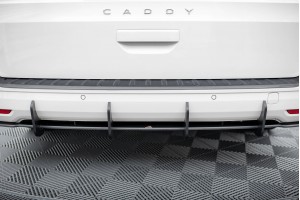 Street Pro Rear Diffuser Volkswagen Caddy Maxi Mk5 - Black-Red