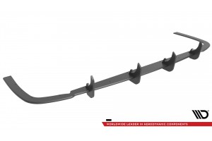 Street Pro Rear Diffuser Volkswagen Caddy Maxi Mk5 - Black-Red