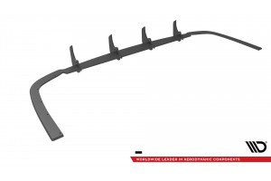 Street Pro Rear Diffuser Volkswagen Caddy Maxi Mk5 - Black-Red