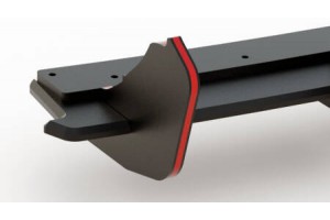 Street Pro Rear Diffuser Volkswagen Caddy Maxi Mk5 - Black-Red
