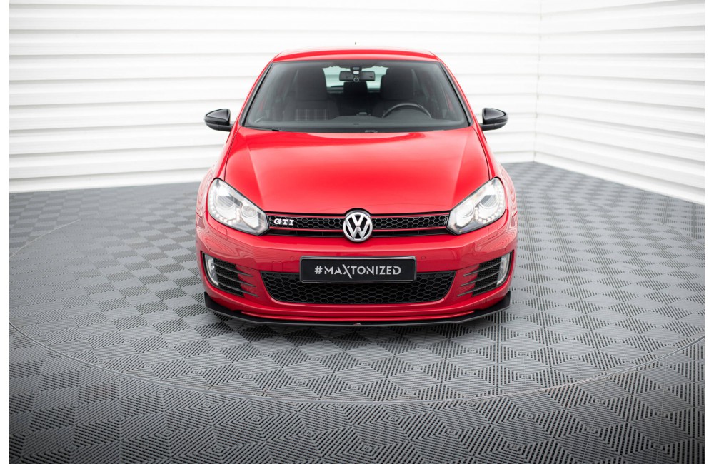 Street Pro Front Splitter V.3 Volkswagen Golf GTI Mk6 - Black