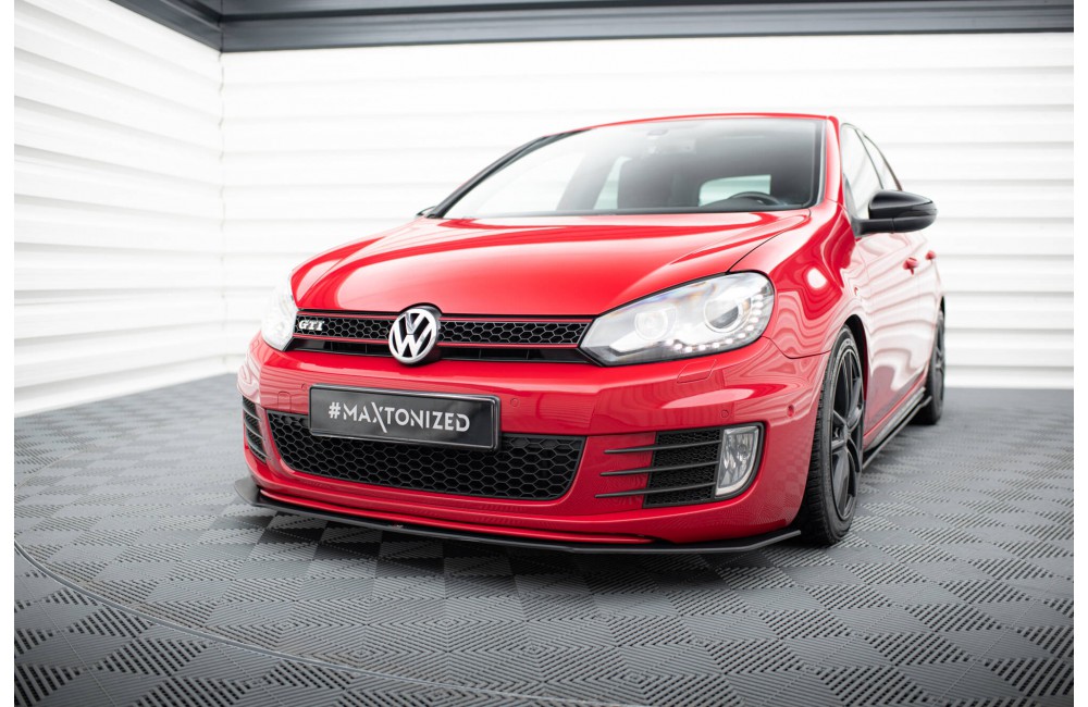 Street Pro Front Splitter V.3 Volkswagen Golf GTI Mk6 - Black