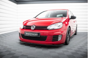 Street Pro Front Splitter V.3 Volkswagen Golf GTI Mk6 - Black