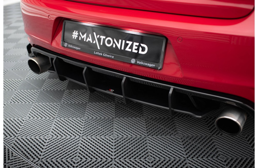 Racing Durability Rear Diffuser V.2 Volkswagen Golf GTI Mk6 - Black