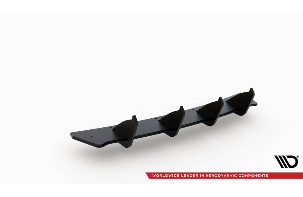 Racing Durability Rear Diffuser V.2 Volkswagen Golf GTI Mk6 - Black