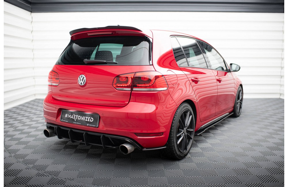 Street Pro Rear Side Splitters Volkswagen Golf GTI Mk6 - Black Street Pro Rear Side Splitters Volkswagen Golf GTI Mk6 - Black
