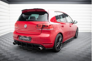 Street Pro Rear Side Splitters Volkswagen Golf GTI Mk6 - Black Street Pro Rear Side Splitters Volkswagen Golf GTI Mk6 - Black