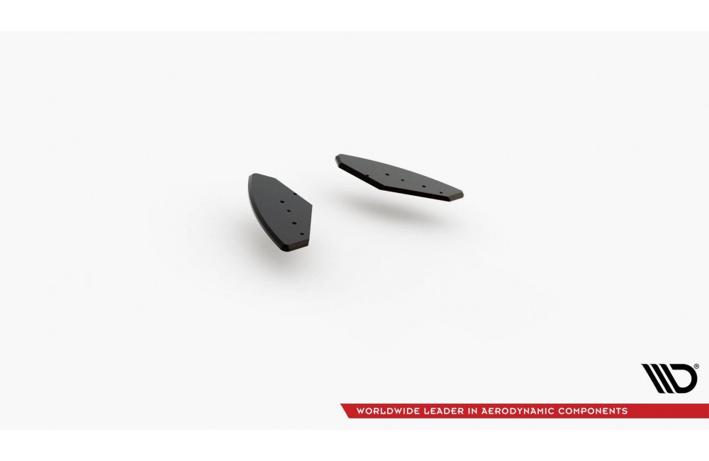 Street Pro Rear Side Splitters Volkswagen Golf GTI Mk6 - Black Street Pro Rear Side Splitters Volkswagen Golf GTI Mk6 - Black