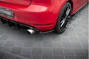 Street Pro Rear Side Splitters Volkswagen Golf GTI Mk6 - Black Street Pro Rear Side Splitters Volkswagen Golf GTI Mk6 - Black
