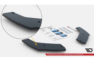 Street Pro Rear Side Splitters Volkswagen Golf GTI Mk6 - Black Street Pro Rear Side Splitters Volkswagen Golf GTI Mk6 - Black