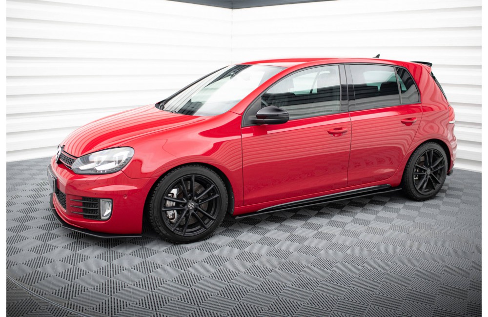 Racing Durability Side Skirts Diffusers Volkswagen Golf GTI Mk6 - Black