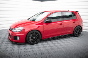 Racing Durability Side Skirts Diffusers Volkswagen Golf GTI Mk6 - Black