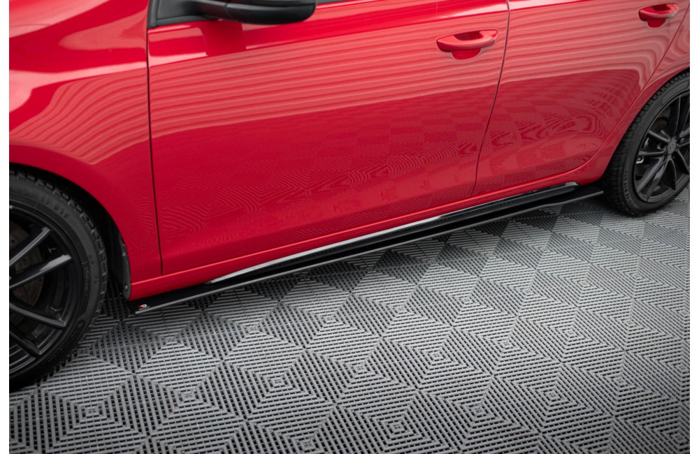Racing Durability Side Skirts Diffusers Volkswagen Golf GTI Mk6 - Black