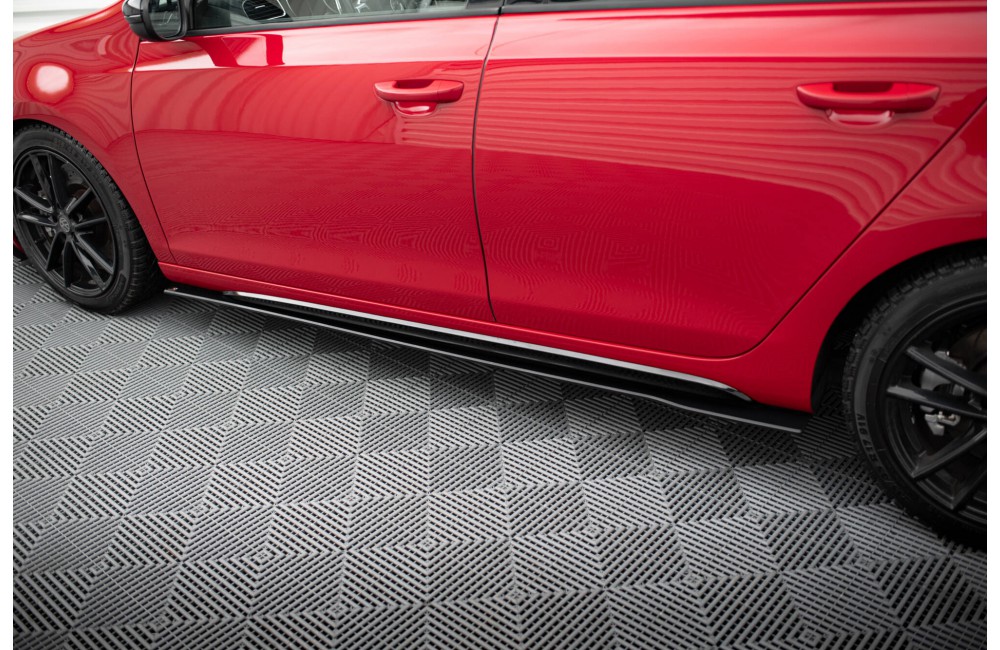 Racing Durability Side Skirts Diffusers Volkswagen Golf GTI Mk6 - Black