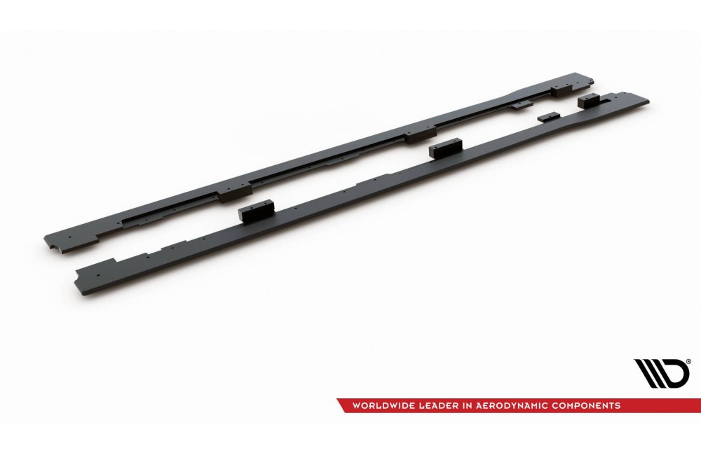 Racing Durability Side Skirts Diffusers Volkswagen Golf GTI Mk6 - Black