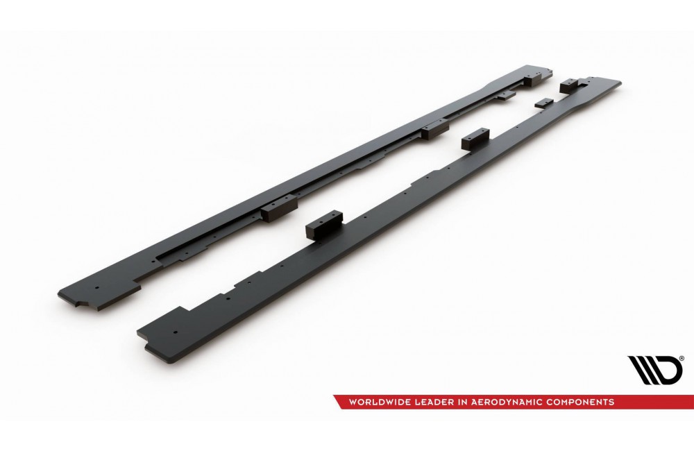Racing Durability Side Skirts Diffusers Volkswagen Golf GTI Mk6 - Black