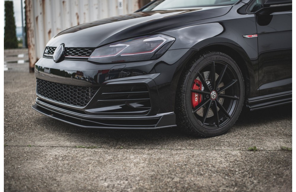 Street Pro Front Splitter VW Golf 7 GTI TCR - Black