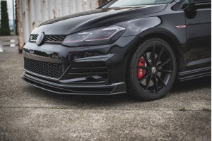 Street Pro Front Splitter VW Golf 7 GTI TCR - Black