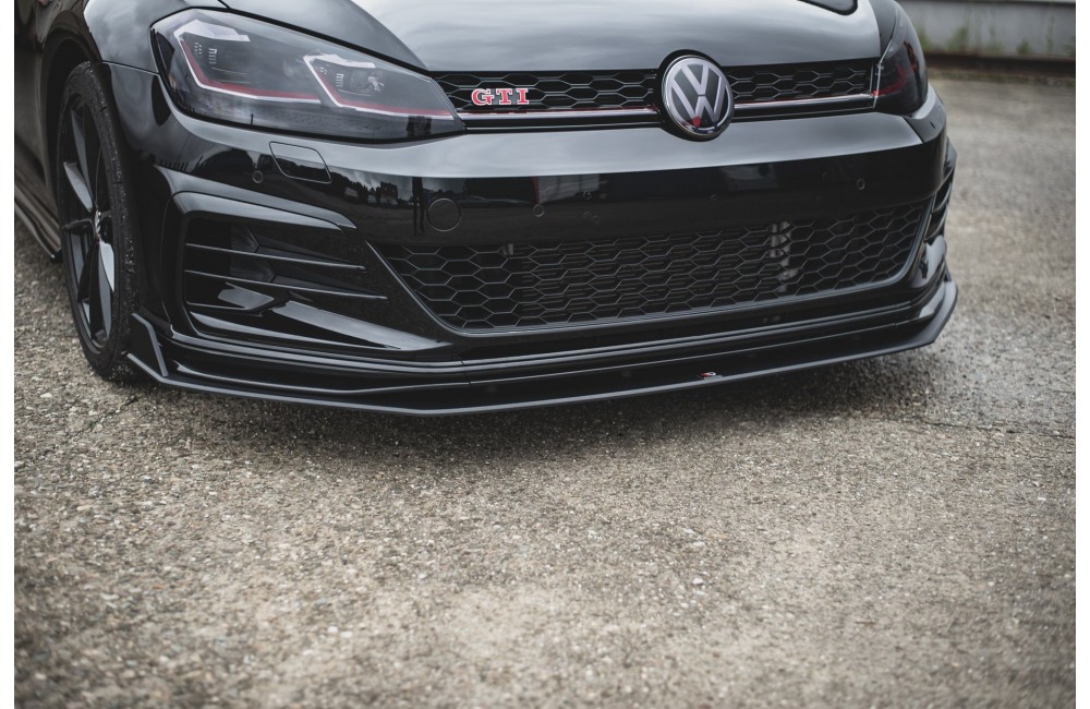 Street Pro Front Splitter VW Golf 7 GTI TCR - Black