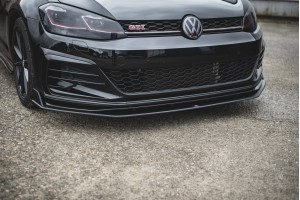 Street Pro Front Splitter VW Golf 7 GTI TCR - Black