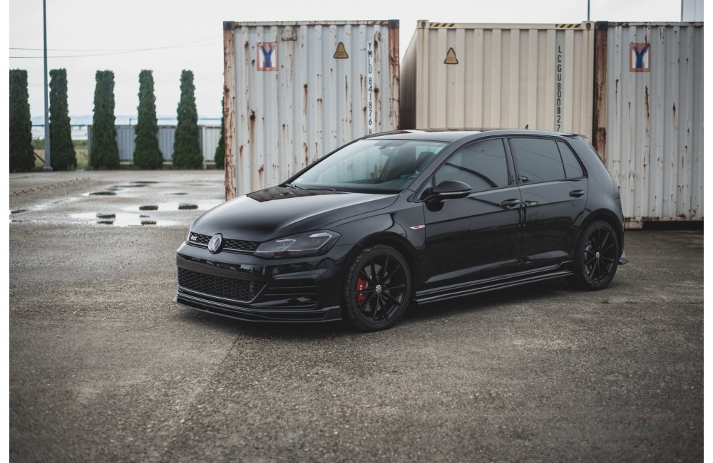 Street Pro Front Splitter VW Golf 7 GTI TCR - Black