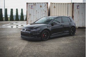 Street Pro Front Splitter VW Golf 7 GTI TCR - Black