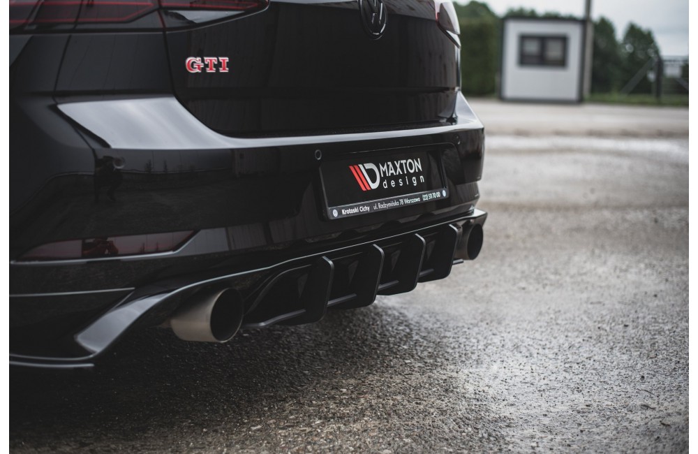 Street Pro Rear Diffuser VW Golf 7 GTI TCR - Black