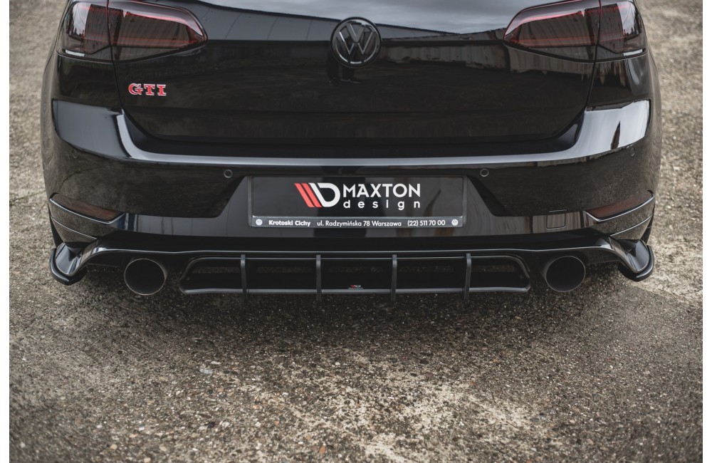 Street Pro Rear Diffuser VW Golf 7 GTI TCR - Black