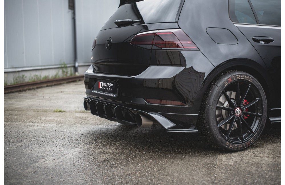 Street Pro Rear Diffuser VW Golf 7 GTI TCR - Black