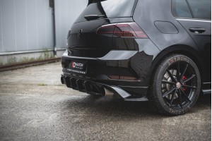 Street Pro Rear Diffuser VW Golf 7 GTI TCR - Black