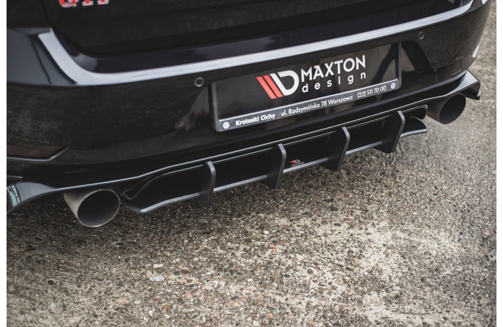 Street Pro Rear Diffuser VW Golf 7 GTI TCR - Black